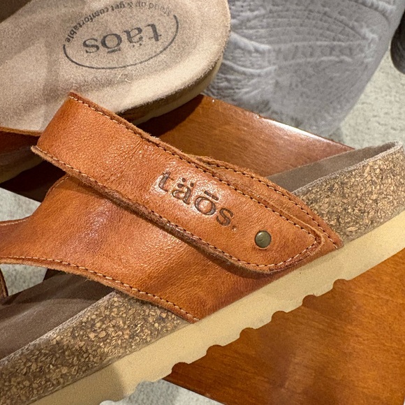 Taos Footwear Brown Leather Sandals - Picture 3 of 5
